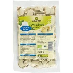 Alnatura Bio Dinkel Tortelloni Ricotta Spinat 250G