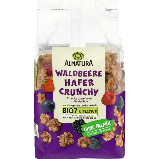 Alnatura Bio Waldbeere Hafer Crunchy 375G