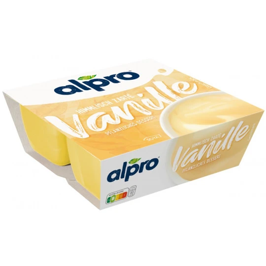 Alpro Soya-Dessert Feine Vanille 4x 125G 3 Alpro Soya-Dessert Feine Vanille 4x 125G