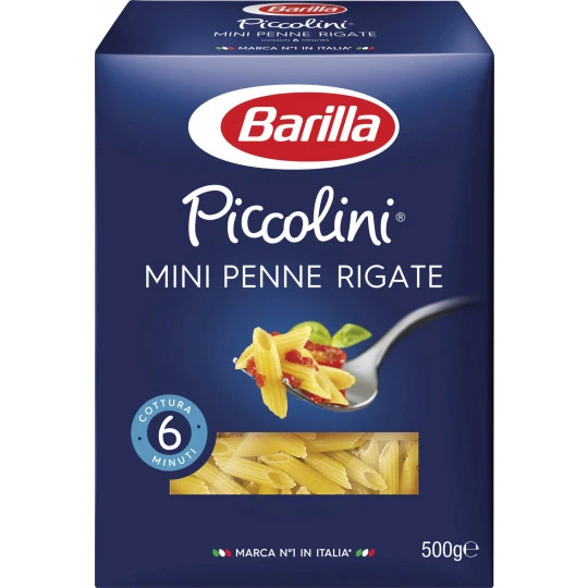 Barilla Nudeln Piccolini Mini Penne Rigate 500G 3 Barilla Nudeln Piccolini Mini Penne Rigate 500G