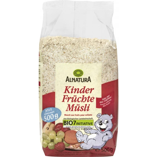 Alnatura Bio Kinder Früchte Müsli 500G 3 Alnatura Bio Kinder Früchte Müsli 500G