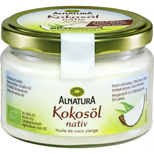 Alnatura Bio Kokosöl Nativ 220ML 3 Alnatura Bio Kokosöl Nativ 220ML