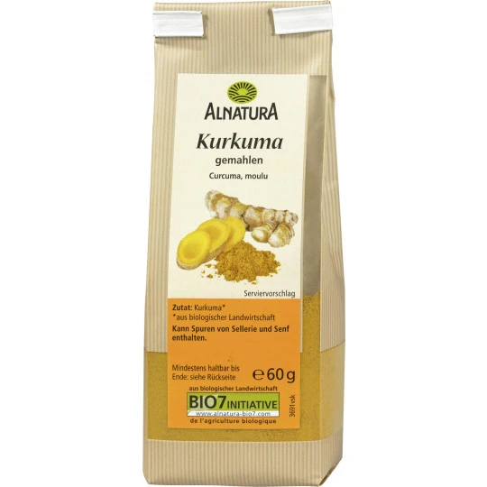 Alnatura Bio Kurkuma Gemahlen 60G 3 Alnatura Bio Kurkuma Gemahlen 60G