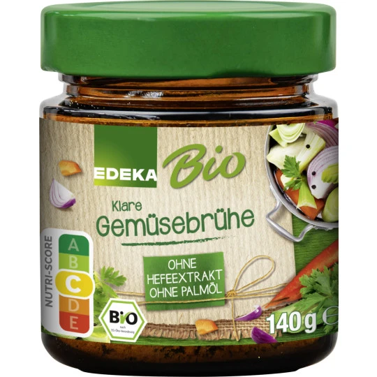 EDEKA Bio Klare Gemüsebrühe 140G 3 EDEKA Bio Klare Gemüsebrühe 140G