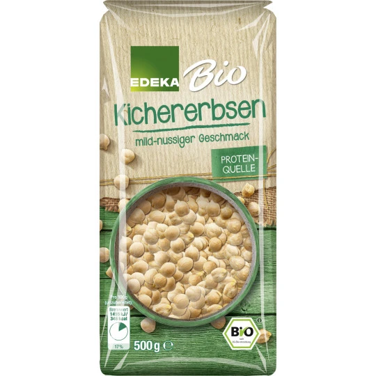 EDEKA Bio Kichererbsen 500G 3 EDEKA Bio Kichererbsen 500G