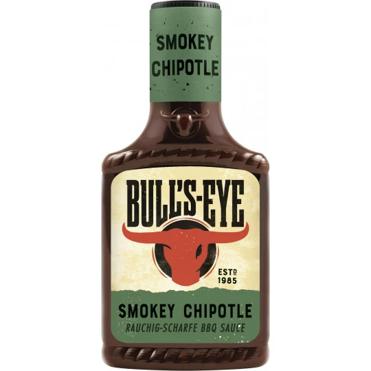 Heinz Bulls-Eye Smokey Chipotle BBQ Sauce 300ML 3 Heinz Bulls-Eye Smokey Chipotle BBQ Sauce 300ML