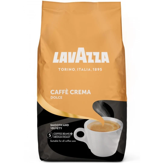 LAVAZZA Caffe Crema Dolce Bohnen 1KG 3 LAVAZZA Caffe Crema Dolce Bohnen 1KG