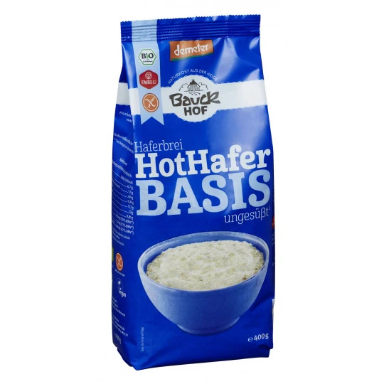 Bauckhof Demeter Bio Haferbrei Hot Hafer Basis Ungesüßt Glutenfrei 400G 3 Bauckhof Demeter Bio Haferbrei Hot Hafer Basis Ungesüßt Glutenfrei 400G