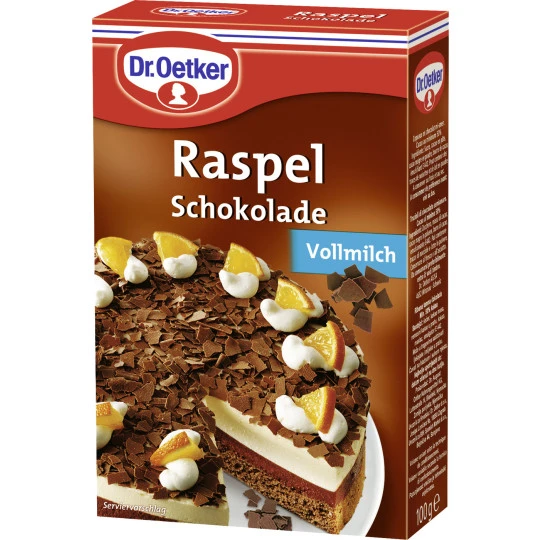 Dr. Oetker Raspel Schokolade Vollmilch 100G 3 Dr. Oetker Raspel Schokolade Vollmilch 100G
