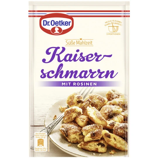 Dr. Oetker Süße Mahlzeit Kaiserschmarrn Nach Klassischer Art 165G 3 Dr. Oetker Süße Mahlzeit Kaiserschmarrn Nach Klassischer Art 165G