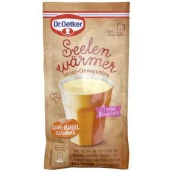 Dr. Oetker Seelenwärmer Tassen-Cremepudding Sahne-Mandel 58G