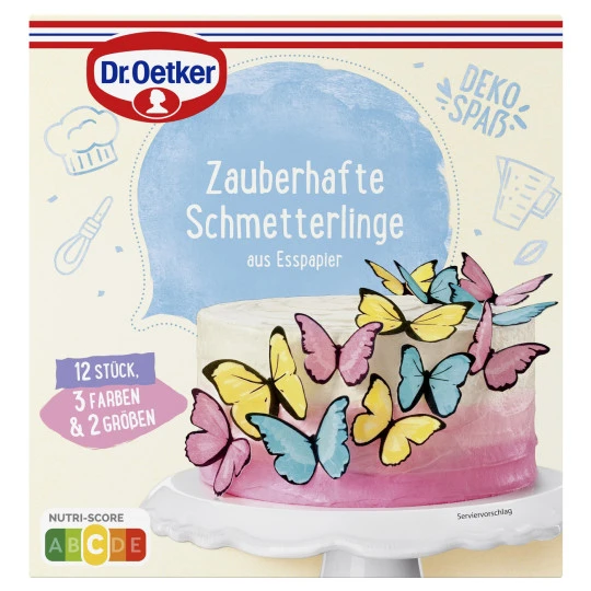 Dr. Oetker Zauberhafte Schmetterlinge 12ST 3 Dr. Oetker Zauberhafte Schmetterlinge 12ST