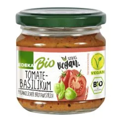 EDEKA Bio+Vegan Brotaufstrich Tomate-Basilikum 180G