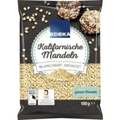 EDEKA Kalifornische Mandeln Blanchiert, Gehackt 100G