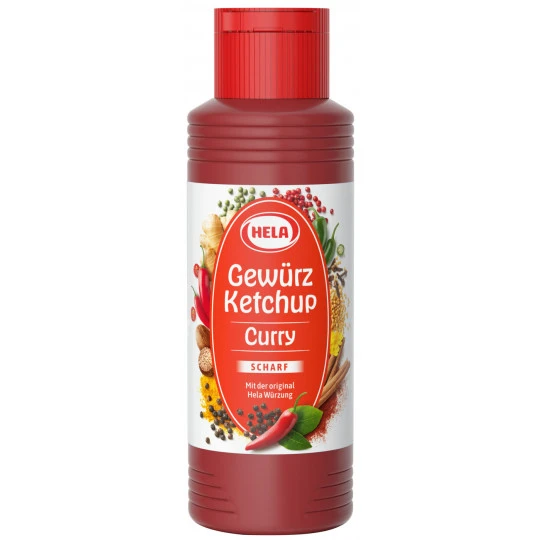 Hela Curry Gewürz Ketchup Scharf 300ML 3 Hela Curry Gewürz Ketchup Scharf 300ML