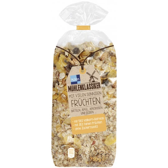 Kölln Mühlenklassiker Mit Vielen Sonnigen Früchten 750G 3 Kölln Mühlenklassiker Mit Vielen Sonnigen Früchten 750G