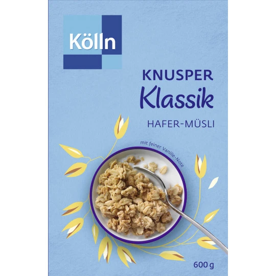 Kölln Müsli Knusper Klassik 600G 3 Kölln Müsli Knusper Klassik 600G