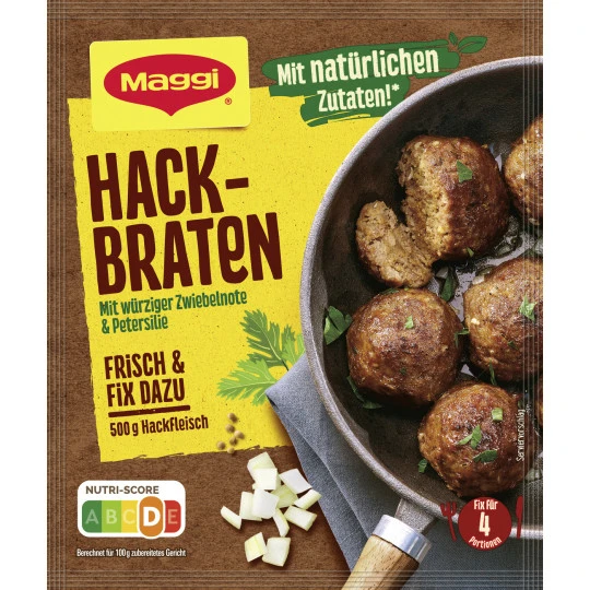 Maggi Fix Hackbraten 70G 3 Maggi Fix Hackbraten 70G