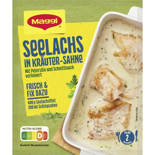 Maggi Seelachs In Kräuter-Sahne 33G 3 Maggi Seelachs In Kräuter-Sahne 33G