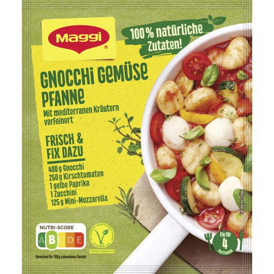 Maggi Gnocchi Gemüse Pfanne 42G 3 Maggi Gnocchi Gemüse Pfanne 42G