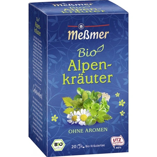 Meßmer Bio Tee Alpenkräuter 20ST 40G 3 Meßmer Bio Tee Alpenkräuter 20ST 40G
