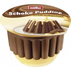 Mueller Schoko Pudding Mit Soße Vanillegeschmack 450G