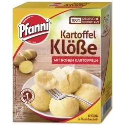 Pfanni Kartoffel Klöße Mit Rohen Kartoffeln Für 6 Stück 200G