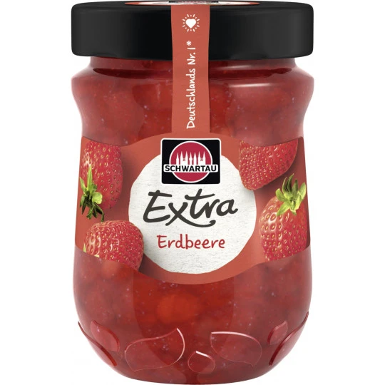 Schwartau Extra Erdbeere 340G 3 Schwartau Extra Erdbeere 340G