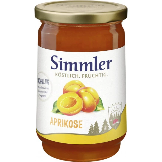Simmler Konfitüre EXTRA Aprikosen 450G 3 Simmler Konfitüre EXTRA Aprikosen 450G