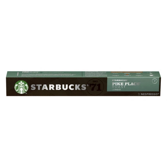 Starbucks Pike Place Roast Lungo By Nespresso 10ST 53G 3 Starbucks Pike Place Roast Lungo By Nespresso 10ST 53G